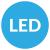 LED blu Minifled luce stroboscopica